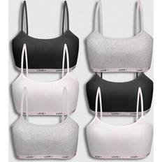Underwear Sets Children's Clothing Shein Teen Girls Basic Letter Color Contrast Minimalist Solid Color Camisole Set - Summer Travel