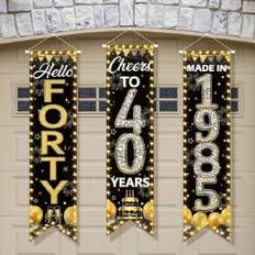 Shein 3 Pcs 40th Birthday Party Decorations