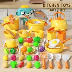 Shein Kids Kitchen Appliances Cookware Playset