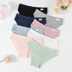 Breathable - Women Knickers Shein Comfortable Breathable Elastic Moisture Wicking Panties - Soft Fitted Lingerie
