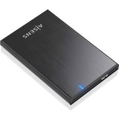 Externa lagringschassin Aisens ASE-2528B Svart Extern Hårddisk