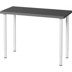 IKEA Gråa Skrivbord IKEA Linnmon Olov 100x45 cm Skrivbord