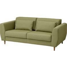 IKEA SLATORP Vissle Yellow/Green Sofa 176cm Zweisitzer