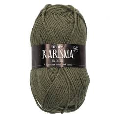 Drops Design Karisma Uni Colour Moss Green 100m