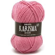 Drops Design Karisma Uni Colour Mellanrosa 100m