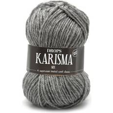Karisma garn Drops Design Karisma Mix Mellemgrå 100m