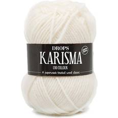 Karisma garn Drops Design Karisma Uni Colour Natur 100m