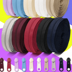Yarn & Needlework Supplies Shein 4.5m Nylon Nylon Nylon Zipper Pulls
