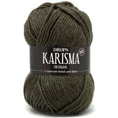 Karisma garn Drops Design Karisma Uni Colour Olive 100m