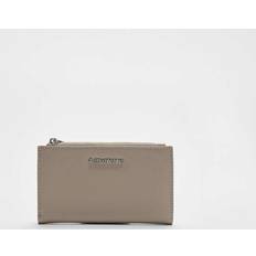 Lompakot ja Avaimenperät Stradivarius Zip Purse Light Grey