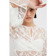 H&M White Blouses H&M Ladies White Lace Blouse