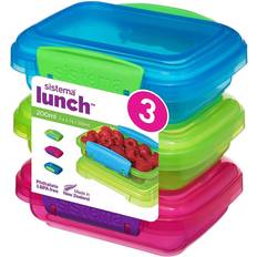 Sistema Coloured Food Container 3pcs 0.2L