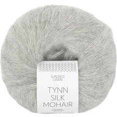 Sandnes Garn Tynn Silk Mohair Lys Grå 212m