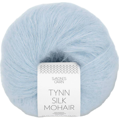 Mohair Garn Sandnes Garn Tynn Silk Mohair Lys Blå 212m