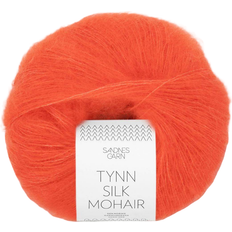 Mohair Garn Sandnes Garn Tynn Silk Mohair Orange 212m