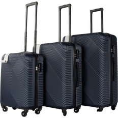 Luggage Neo Hard Shell Set of 3 - Navy Blue