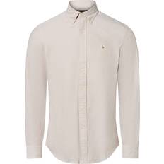 Polo Ralph Lauren Shirts on sale Polo Ralph Lauren Player Oxford Shirt Chemise Coupe Droite - Beige