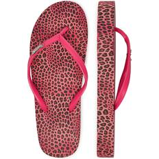 Leopard Print Flip Flop - Pink