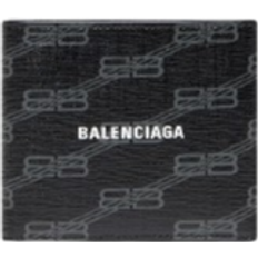 Balenciaga Signature Square Folded Wallet - Black