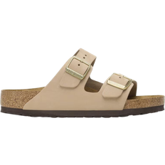 Birkenstock Arizona Soft Footbed Nubuck Leather - Sandcastle