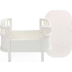 Dukkesenge Dukker & Dukkehus Sebra Classic Doll Bed with Mattress White