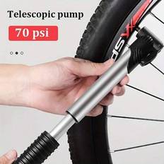 Shein Compact Stainless Steel Bike Pump