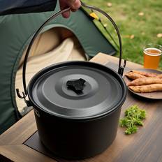Camping & Outdoor Temu Hanging Pot Set With Storage Bag