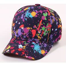 Tie Dye Accessories Temu Adjustable Lightweight Random Tie-dye Baseball Cap - Vibrant Color
