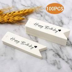 White Gift Tags Shein Happy Birthday Gift Tags 100pcs