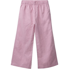 Zara Linen Blend Wide Leg Trousers - Pink (3183/500/620)