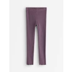 Lila Underkläder Lindex Ribbade Leggings