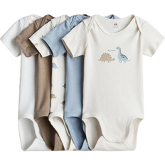 H&M Baby 5-Pack Body - Crèmevit