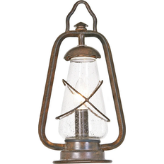 Gate Lamps Elstead Lighting Miners Bronze/Transparent Gate Lamp 37cm