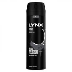 Lynx XL Black 48H Fresh Frozen Pear Cedarwood Scent Body Spray 200ml