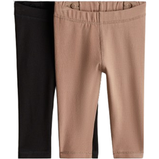 H&M Pima Cotton Jersey Leggings - Black