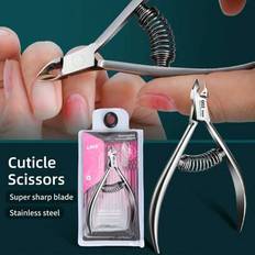Shein Stainless Steel Cuticle Nipper Professional Nail Clipper - Silver