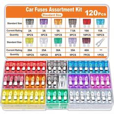 Fuses Temu 120pcs Car Fuse Assortment Kit
