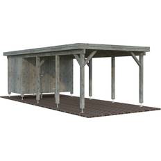 Grå Carporte Palmako Carport Karl Grå 23.1 m² Grå (Areal )