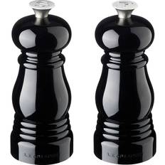 Le Creuset Set - Black Peberkværn, Saltkværn 11cm