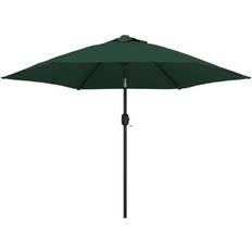 Hængeparasol med lys vidaXL 42203 - Green 300cm