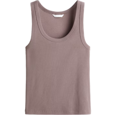 H&M Ribbed Vest Top - Old Rose