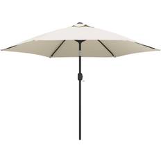 Hængeparasol med lys vidaXL 42204 - Sand White 300cm