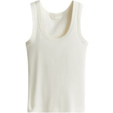 H&M Fitted Vest Top - Cream