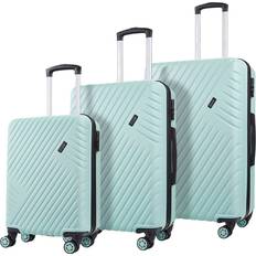 Rock Hard Suitcase Sets Rock Santiago set of 3 - Mint Green