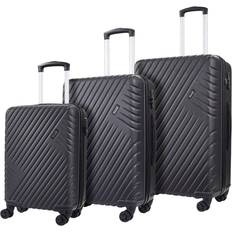 Rock Hard Suitcase Sets Rock Santiago set of 3 - Black