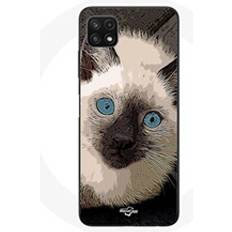 Samsung Galaxy A22 5G Schwarz Siamesische Katze