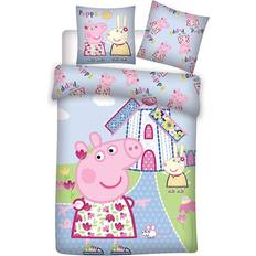 Gurli gris sengetøj Peppa Pig Gurli gris & Freja Bomuld junior Sengetøj 100x140cm