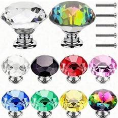 Cabinet Knobs on sale Shein 10pcs Crystal Glass Cabinet Knobs 30mm