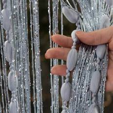 Curtains & Accessories Shein Fashionable Curtain Door Beaded Thread