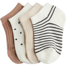 H&M Shaftless Socks 4-pack - Beige